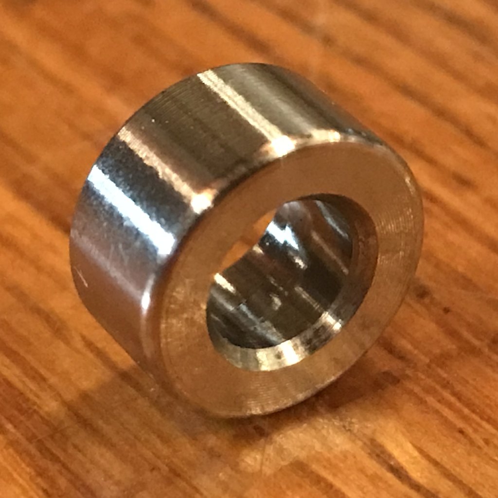 EXTSW 6.35 mm ID x 12.44 mm OD x 6.38 mm thick 316 Stainless Spacer