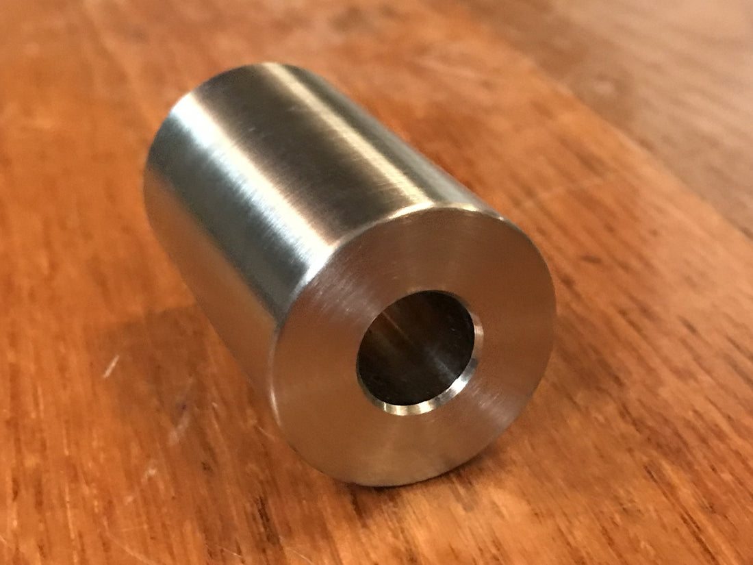 EXTSW .507" ID x 1.240" OD x 1 5/8" Thick 316 Stainless Spacer