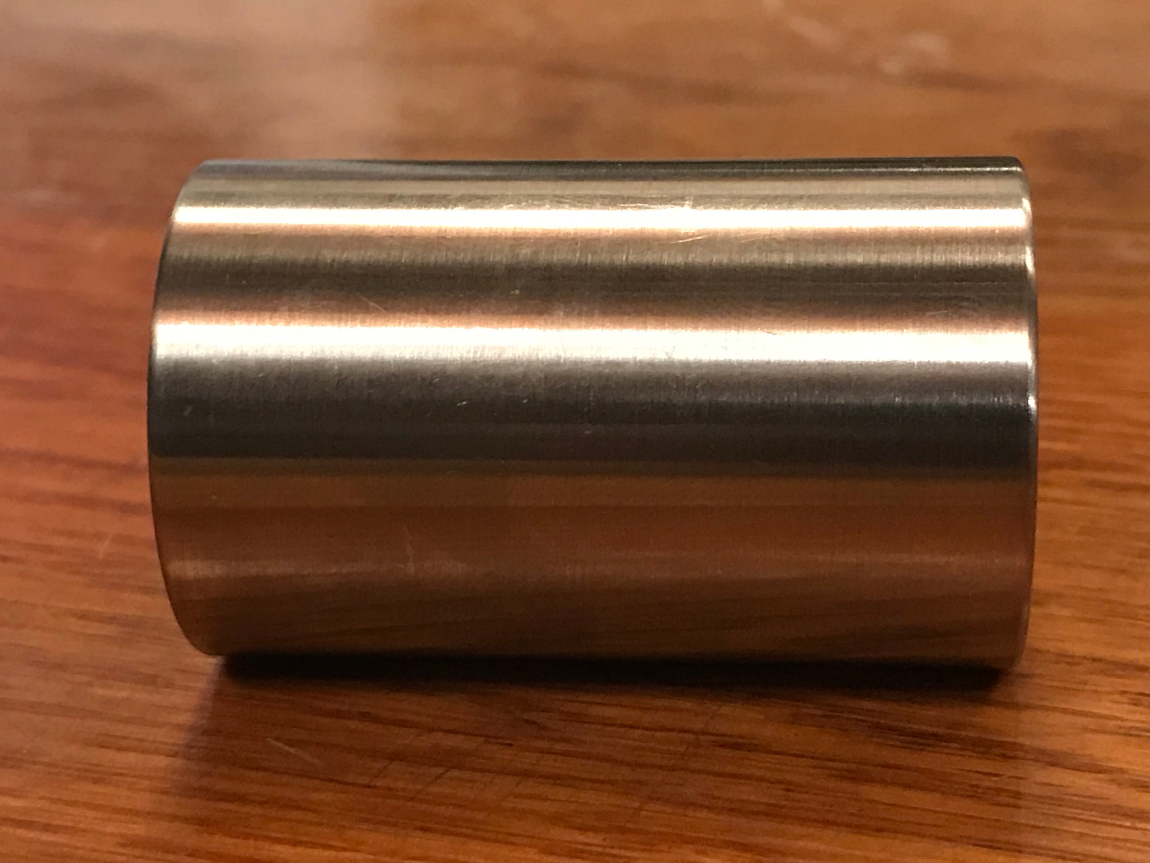 EXTSW .507" ID x 1.240" OD x 2 7/8" Thick 316 Stainless Spacer