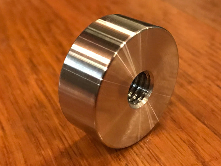 EXTSW 1/4 - 20 Tapped / threaded ID x .740” OD x 1/4" thick stainless spacer - boss