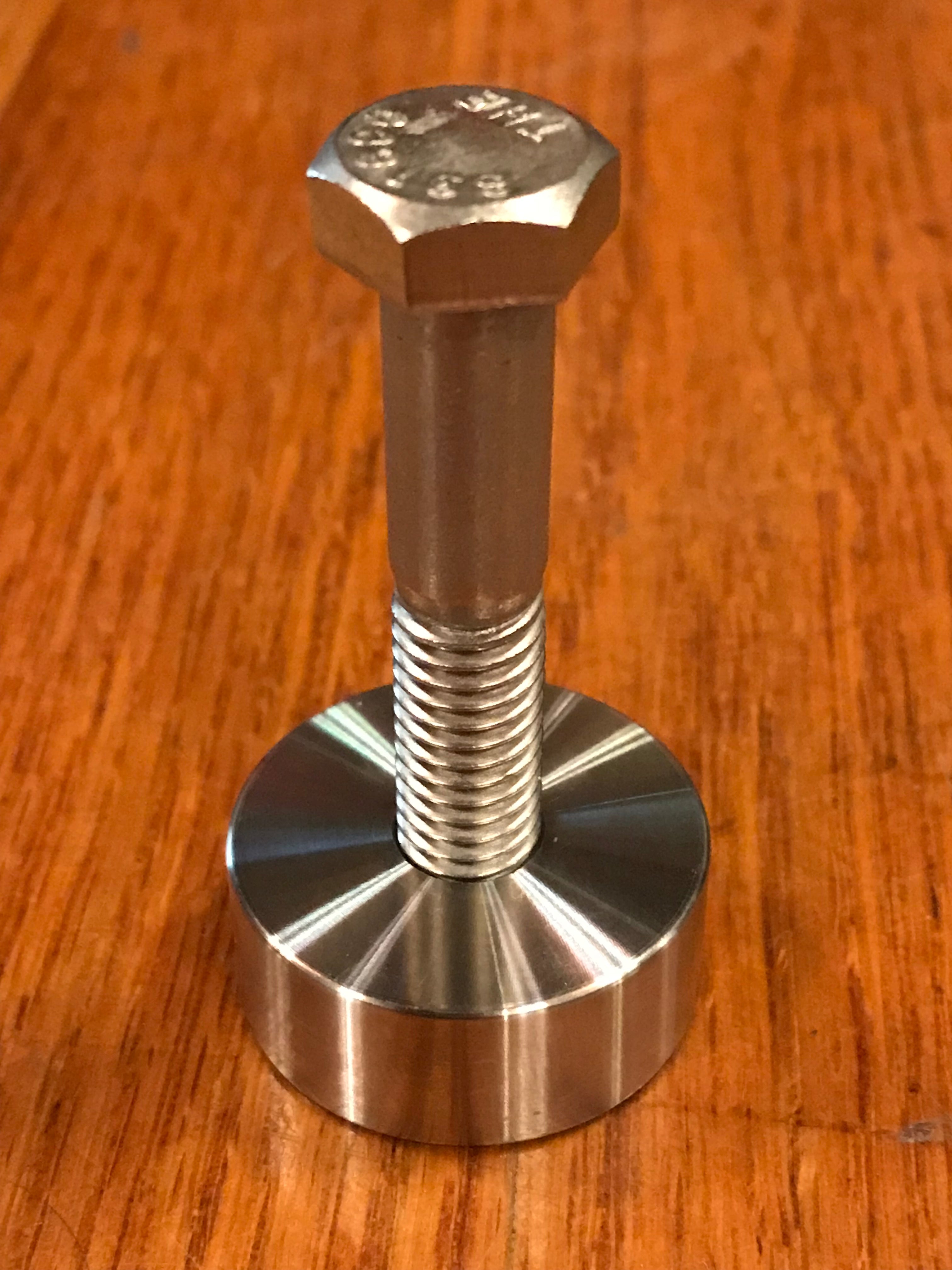 EXTSW 1/4 - 20 Tapped / threaded ID x .740” OD x 1/4" thick stainless spacer - boss