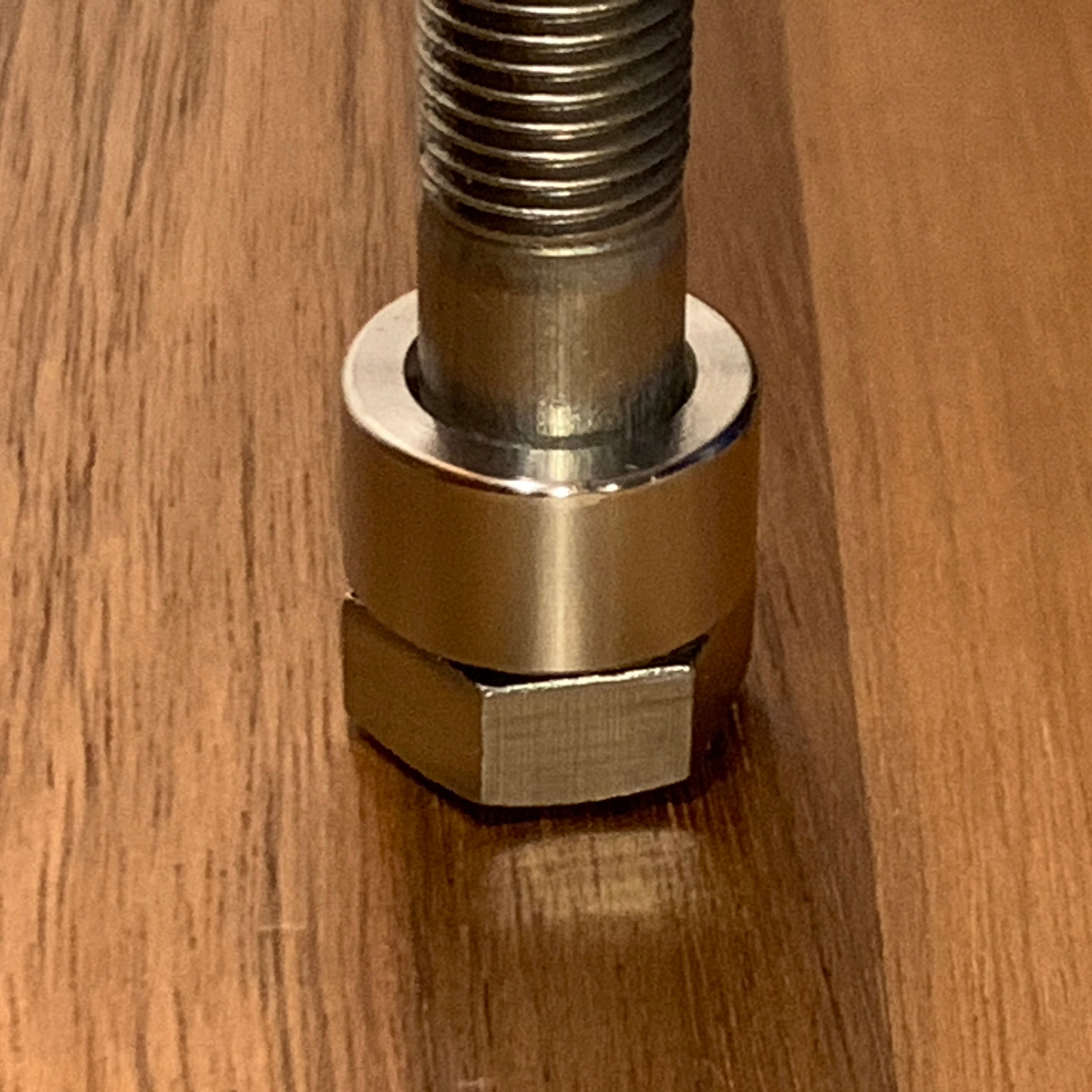 EXTSW .443” ID x .687" OD x 1/2” Thick 316 Stainless Spacer