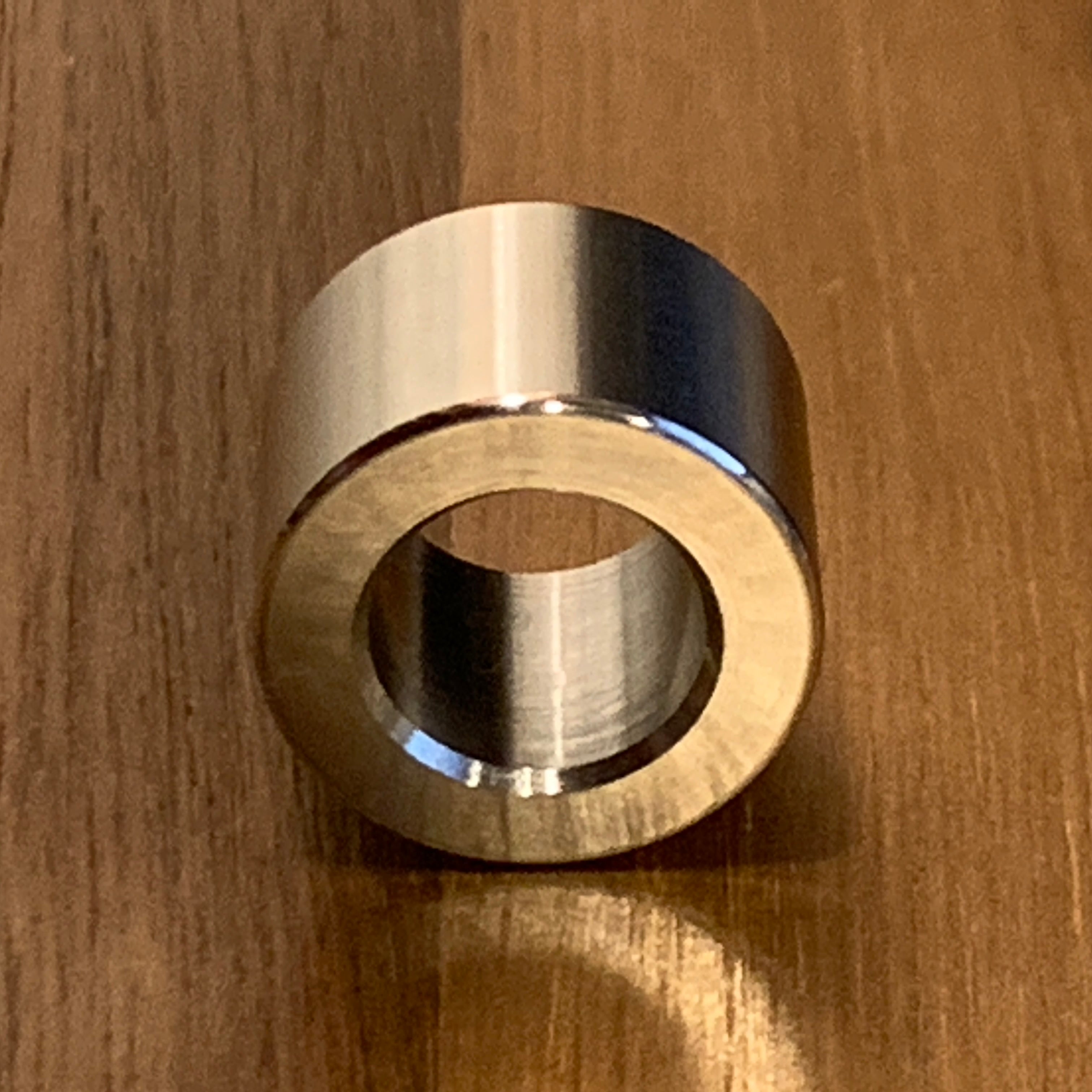 EXTSW .443” ID x .740" OD x 5/8” Thick 316 Stainless Spacer