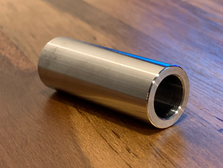 EXTSW 1/2" ID x .740" OD x 1 3/4” Thick 304 Stainless Spacers