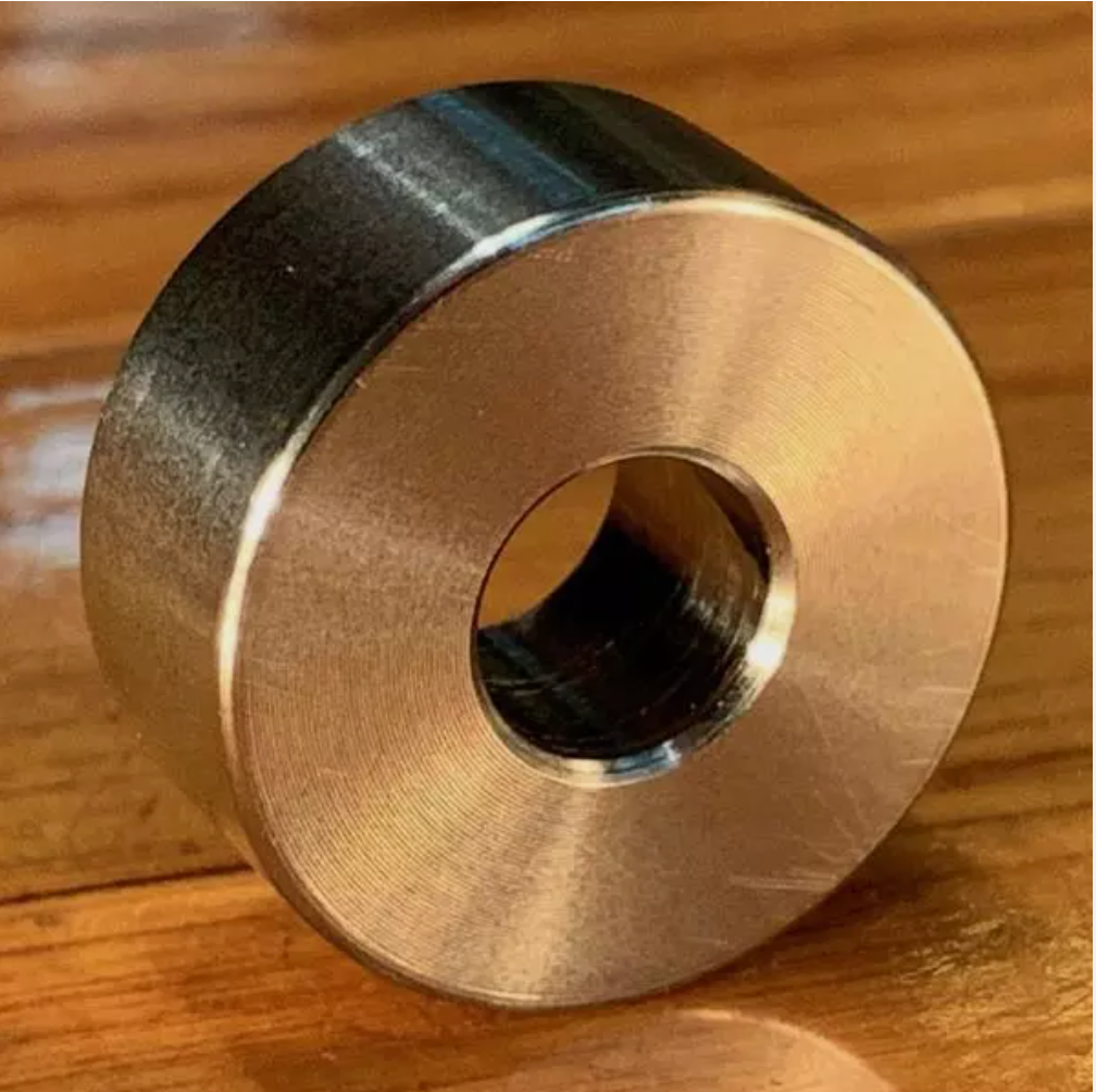 EXTSW .632” ID x 1.740"  OD x 1/2" thick 316 Stainless Spacer
