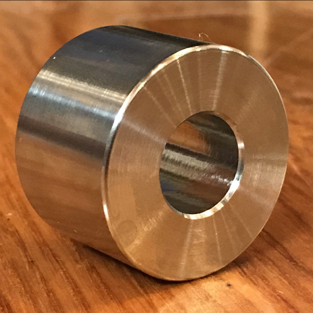 EXTSW 5/8" ID x ( 1 1/2” / 1.488") OD x 1" Thick 304 Stainless Shaft Spacer