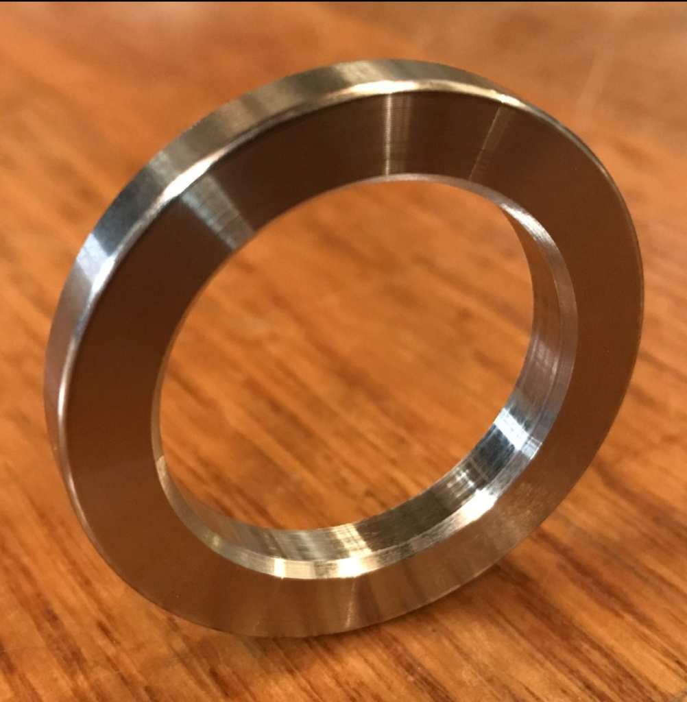 EXTSW 1.007" ID x 1 3/4" (1.740") OD x 3/16” Thick 316 Stainless Shaft Spacer