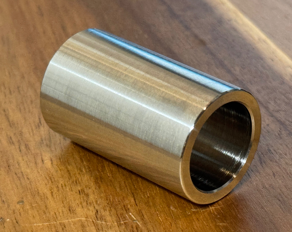 EXTSW 1.007" ID x 1 3/4" (1.740") OD x 2” Long 316 Stainless Spacer