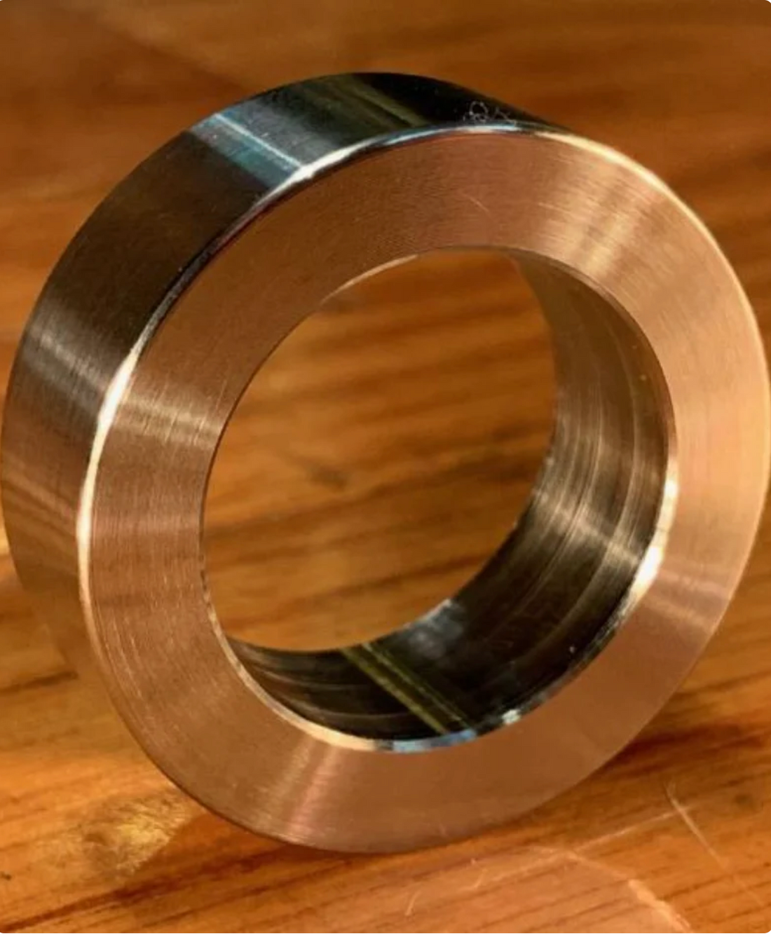 Custom EXTSW 1 1/4” ID x 1.740” OD x 5/8” thick 316 alloy Stainless Spacer