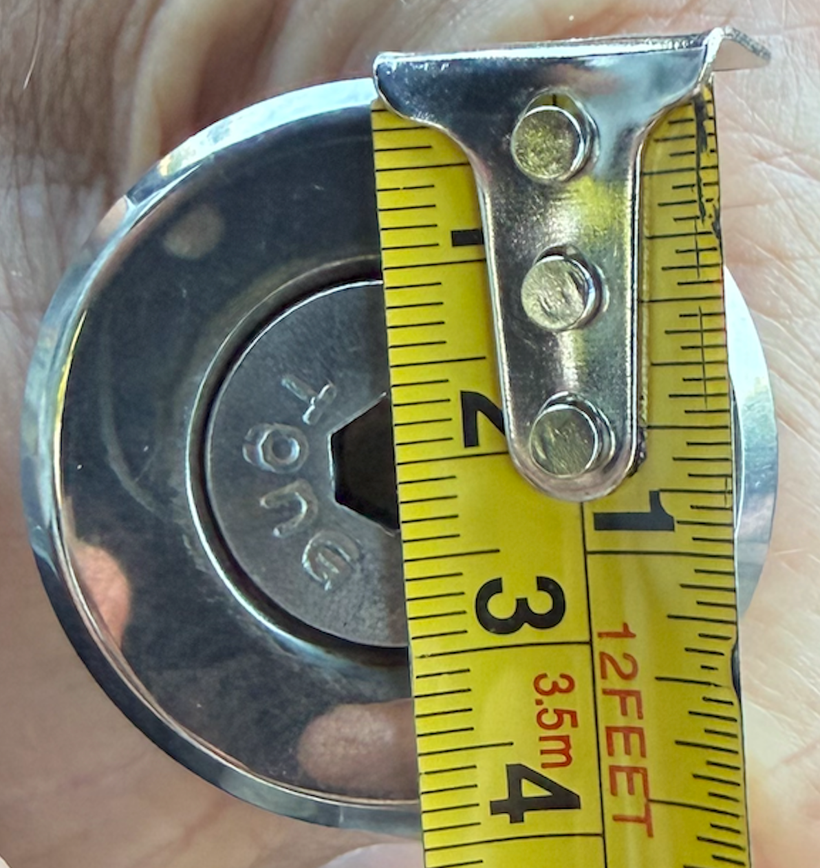 (3 pc) Custom EXTSW BEVELED 10 mm ID x 37.85 mm OD x 9.5 mm Thick 316 SS CS  Washer