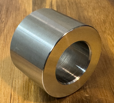 EXTSW 1.007" ID x 1.740"  OD x 1 1/4" Thick 304 Stainless Spacer