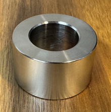 EXTSW 1.007" ID x 1.740"  OD x 1" Thick 304 Stainless Spacer