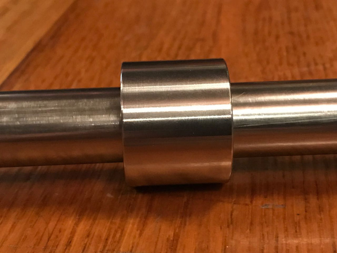 EXTSW .757” ID x 1.240" OD x 1" Long 304 Stainless spacer