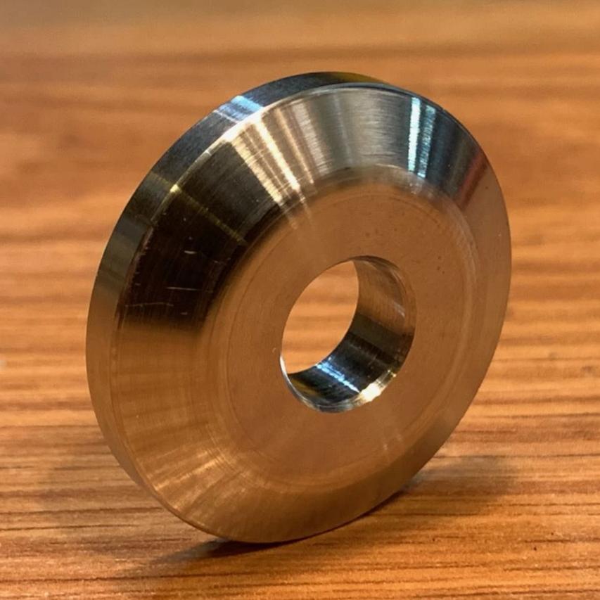 EXTSW BEVELED .383” ID x 1.240" OD x 1/4” Thick 316 Stainless Washer