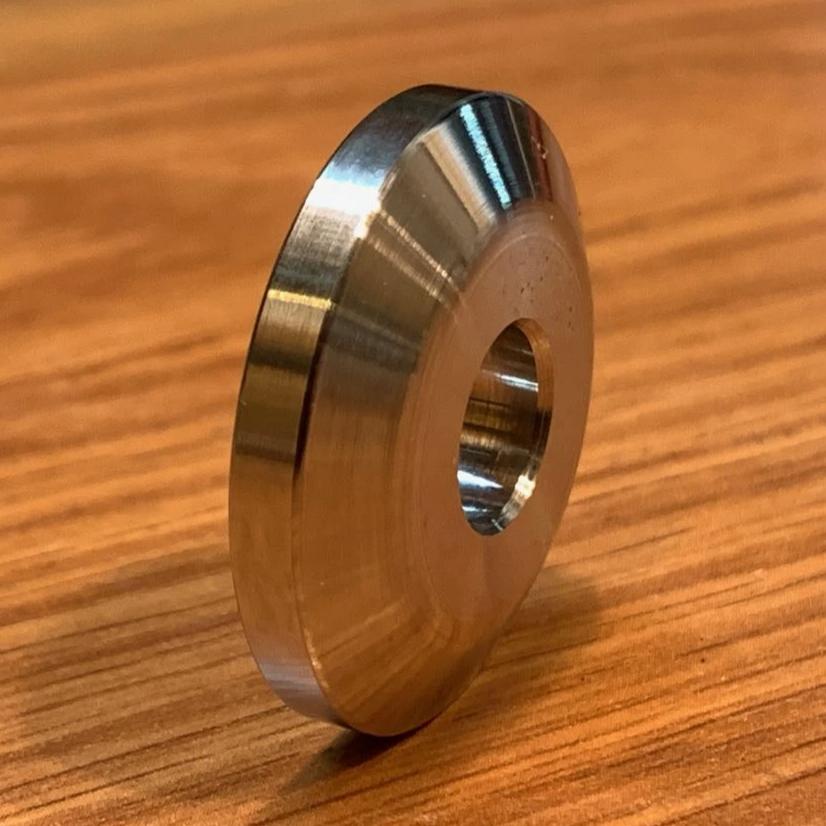 EXTSW BEVELED .383” ID x 1.240" OD x 1/4” Thick 316 Stainless Washer
