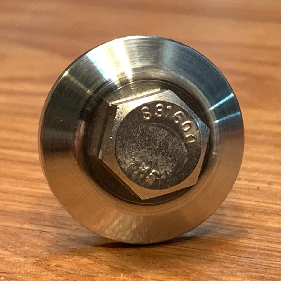 EXTSW BEVELED 3/8” ID x 1 .240” OD x 1/4” thick 316 Stainless Washer