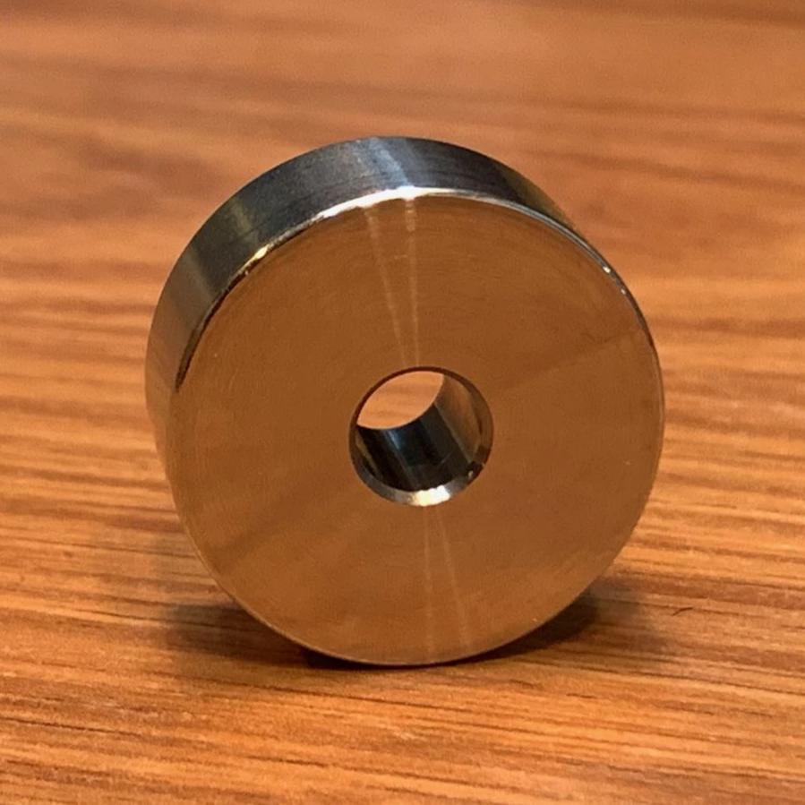 EXTSW .257” ID x .990" OD x 7/16” Long 316 Stainless Spacer