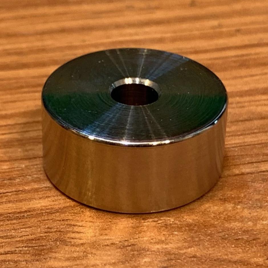 EXTSW .257” ID x .990" OD x 7/16” Long 316 Stainless Spacer