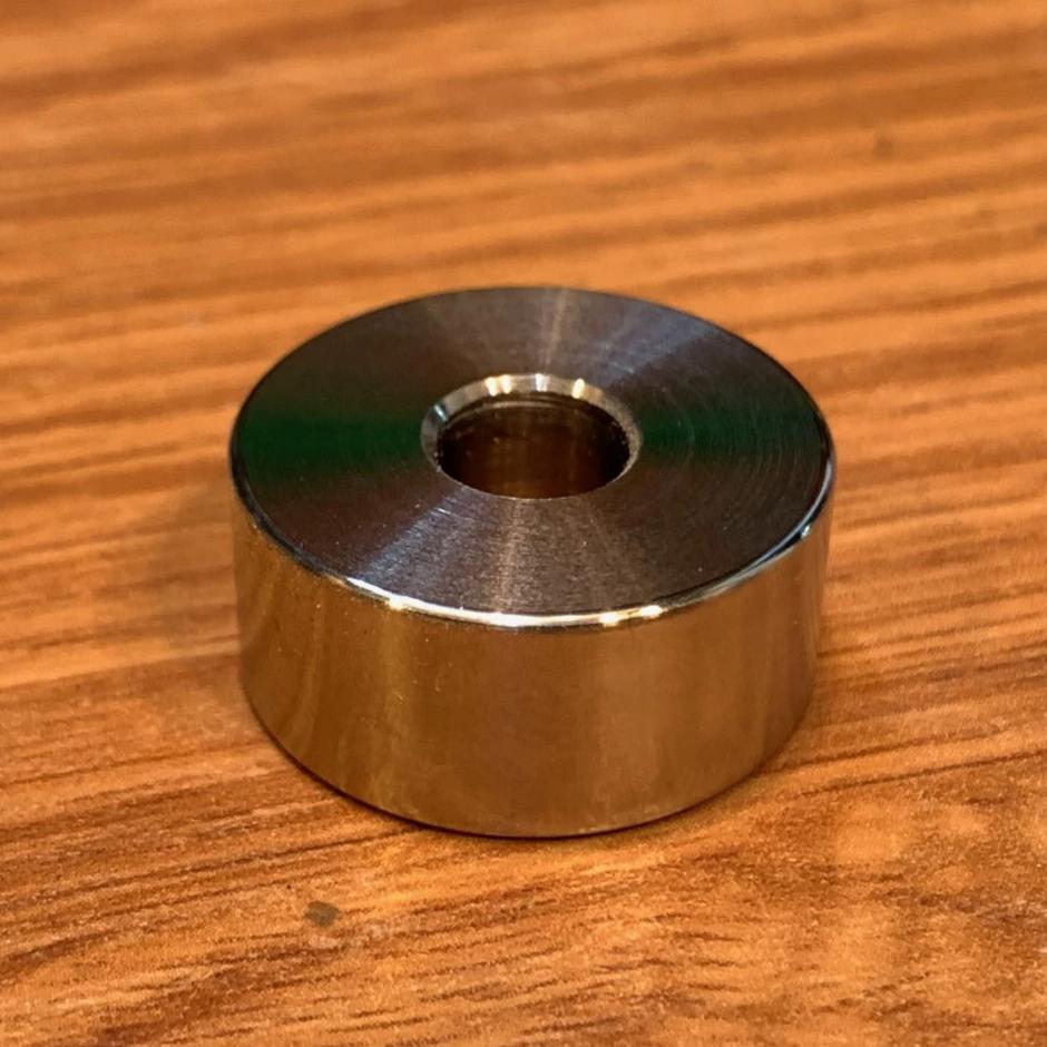 EXTSW .323" ID x .990" OD x 7/16” Thick 316 Stainless Spacer