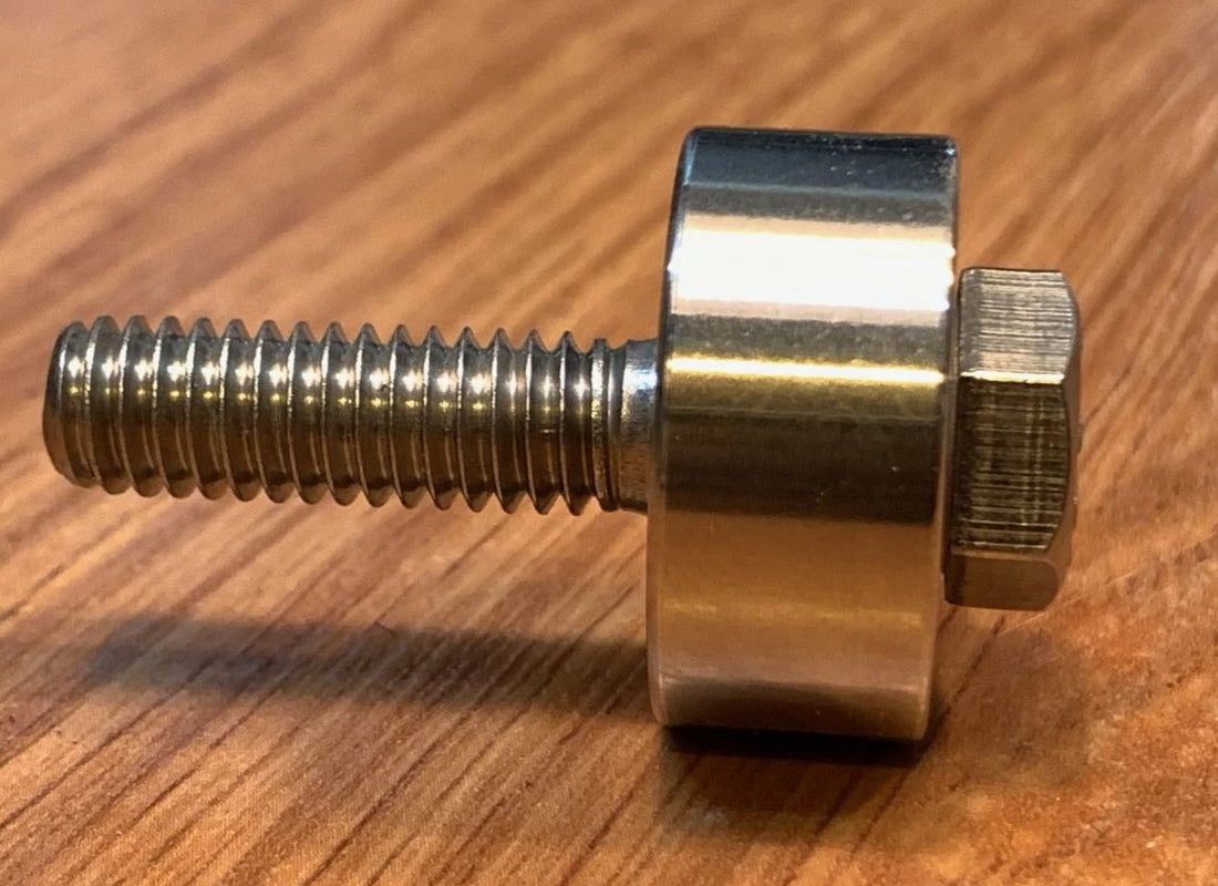 EXTSW .323" ID x .990" OD x 7/16” Thick 316 Stainless Spacer