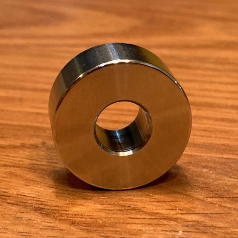 EXTSW .383" ID x .990" OD x 7/16” Thick 316 Stainless Spacer