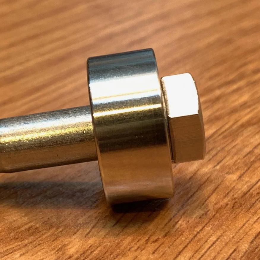 EXTSW .383" ID x .990" OD x 7/16” Thick 316 Stainless Spacer