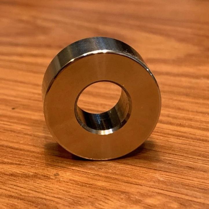 EXTSW .443” ID x .990" OD x 7/16” Thick 316 Stainless Spacer