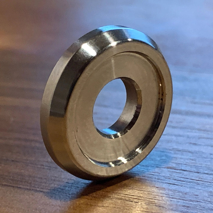 EXTSW BEVELED .323" ID x .990" OD x .158/.115” Thick 316 Stainless washer, Fits #612 ARP Bolts