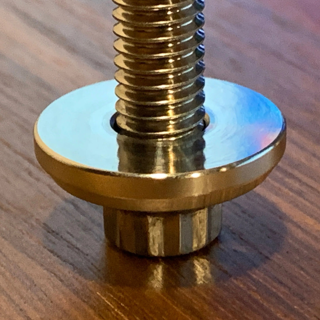 EXTSW BEVELED .323" ID x .990" OD x .158/.115” Thick 316 Stainless washer, Fits #612 ARP Bolts