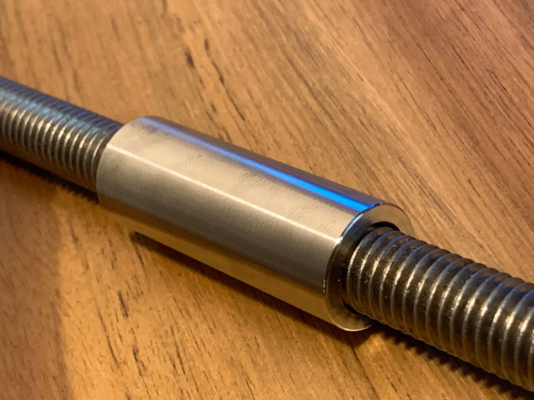 EXTSW .507" ID x .740" OD x 2” thick 316 Stainless Spacer