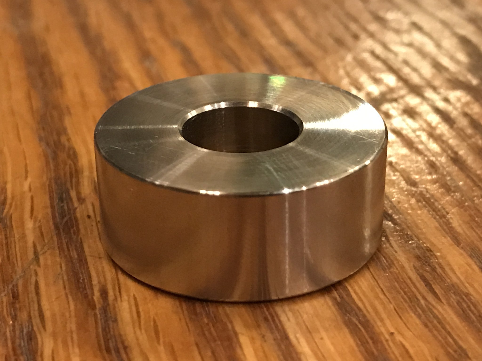 EXTSW .507" ID x 1.240" OD x 1/2" Thick 316 Stainless Spacer
