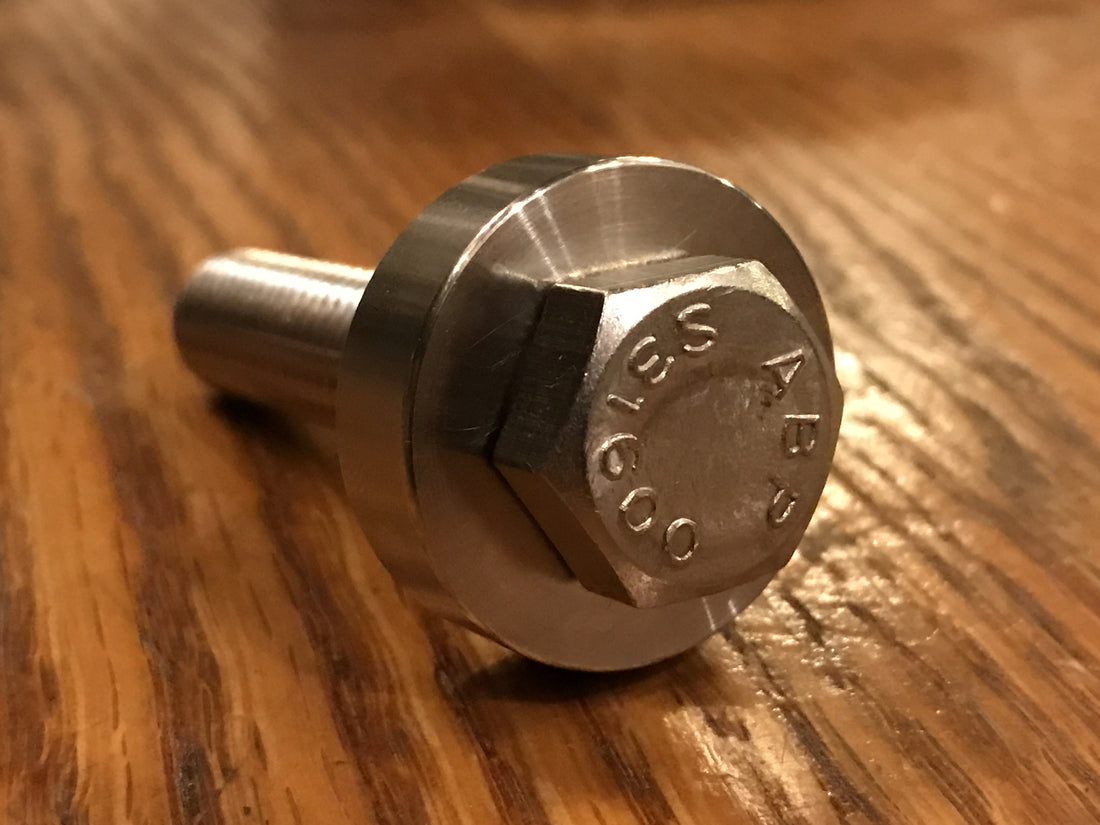 EXTSW .507" ID x 1.240" OD x 3/8" Thick 316 Stainless Washer
