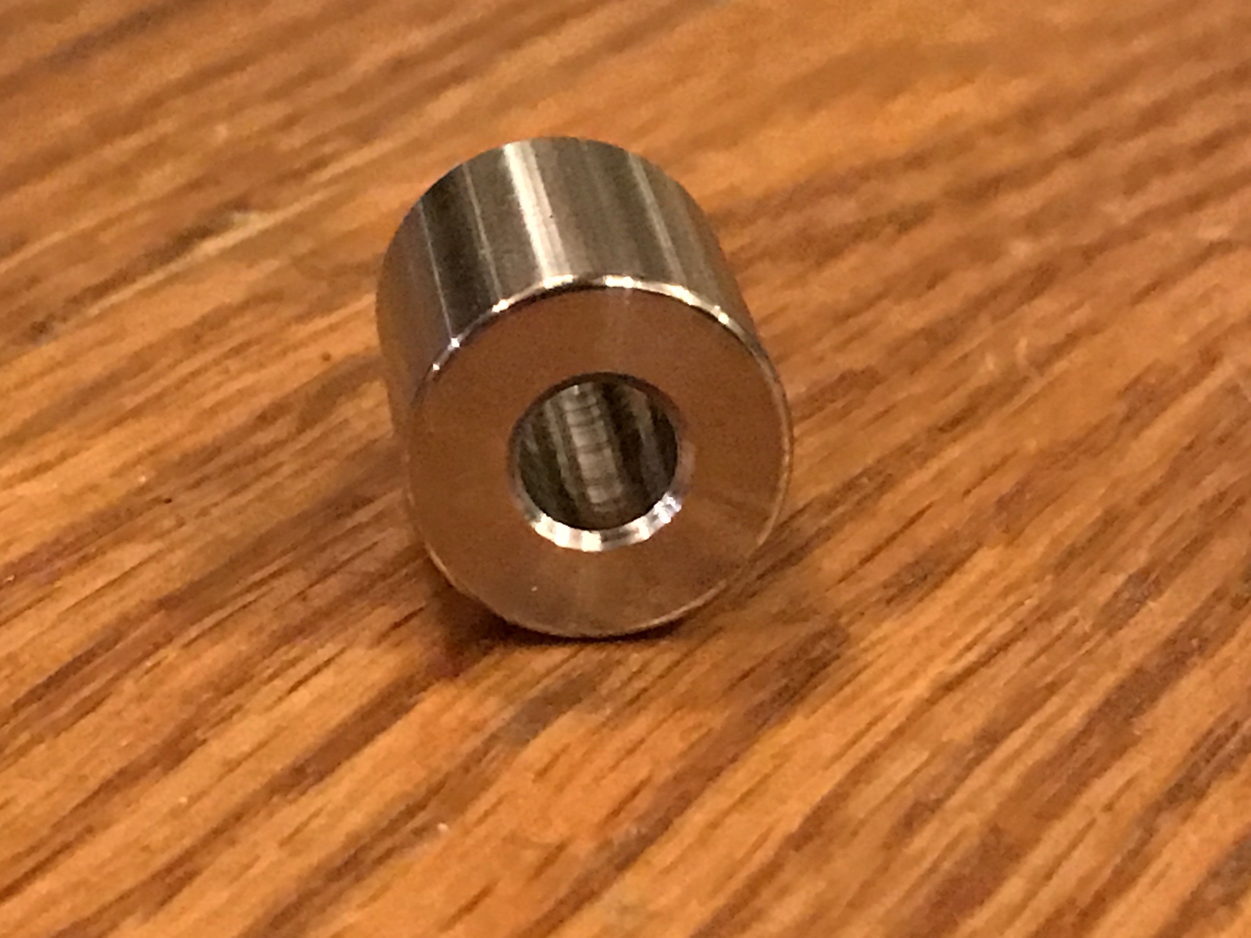 EXTSW .257” ID x .615" OD x 3/4” Thick 304 Stainless Spacer