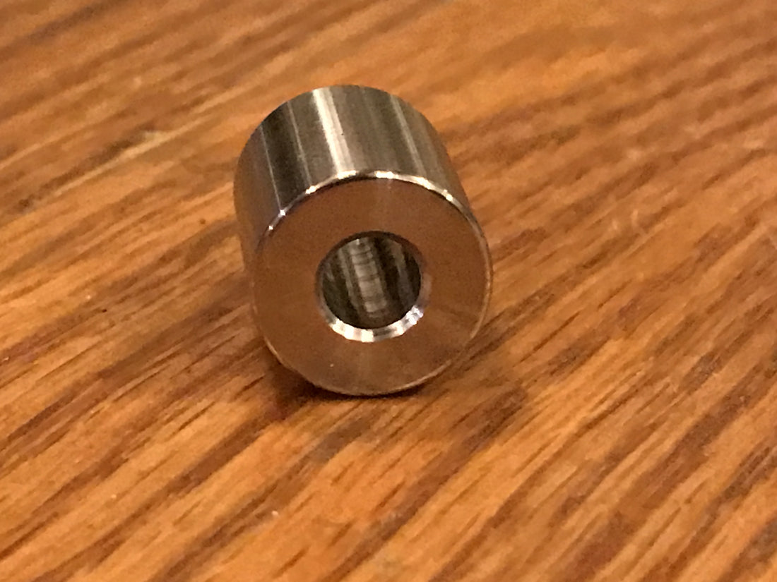 EXTSW .257” ID x .615" OD x 3/4” Thick 304 Stainless Spacer