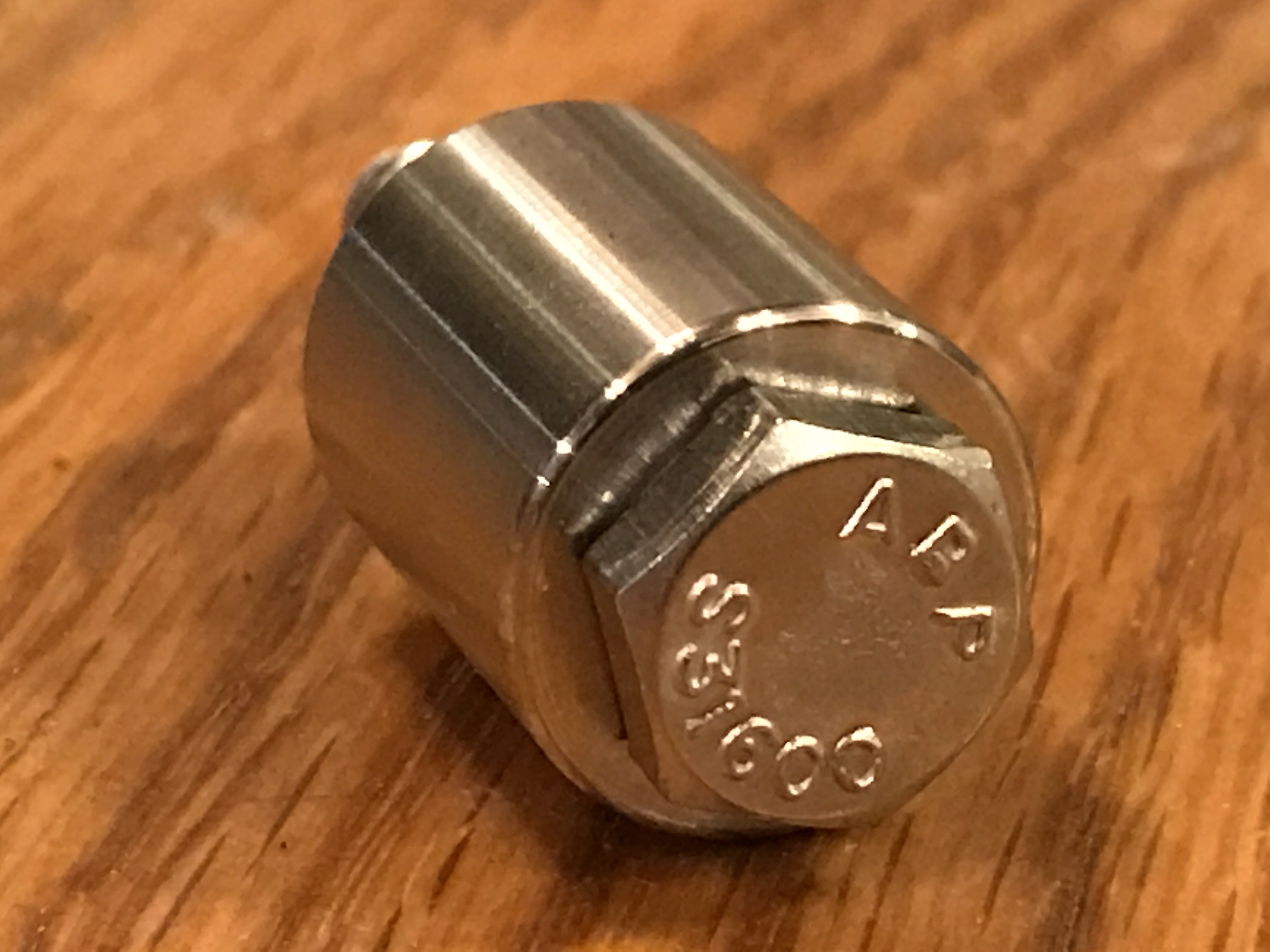 EXTSW .257” ID x .615" OD x 3/4” Thick 304 Stainless Spacer