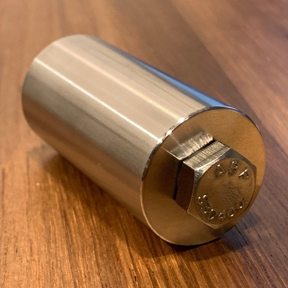 EXTSW .323" ID x .990"  OD x 2" thick 316 Stainless Spacer