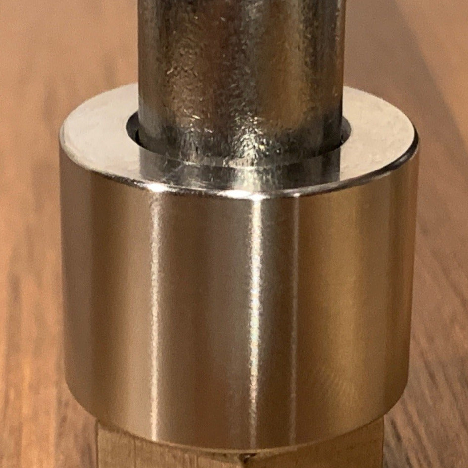 EXTSW .572” ID x  .990" OD x 3/4" Thick 316 Stainless Spacer