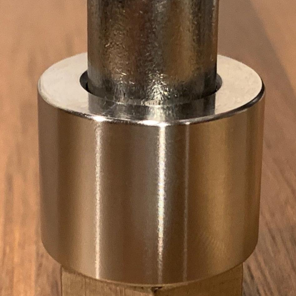 EXTSW .572” ID x .990" OD x 5/8" Thick 316 Stainless Spacer