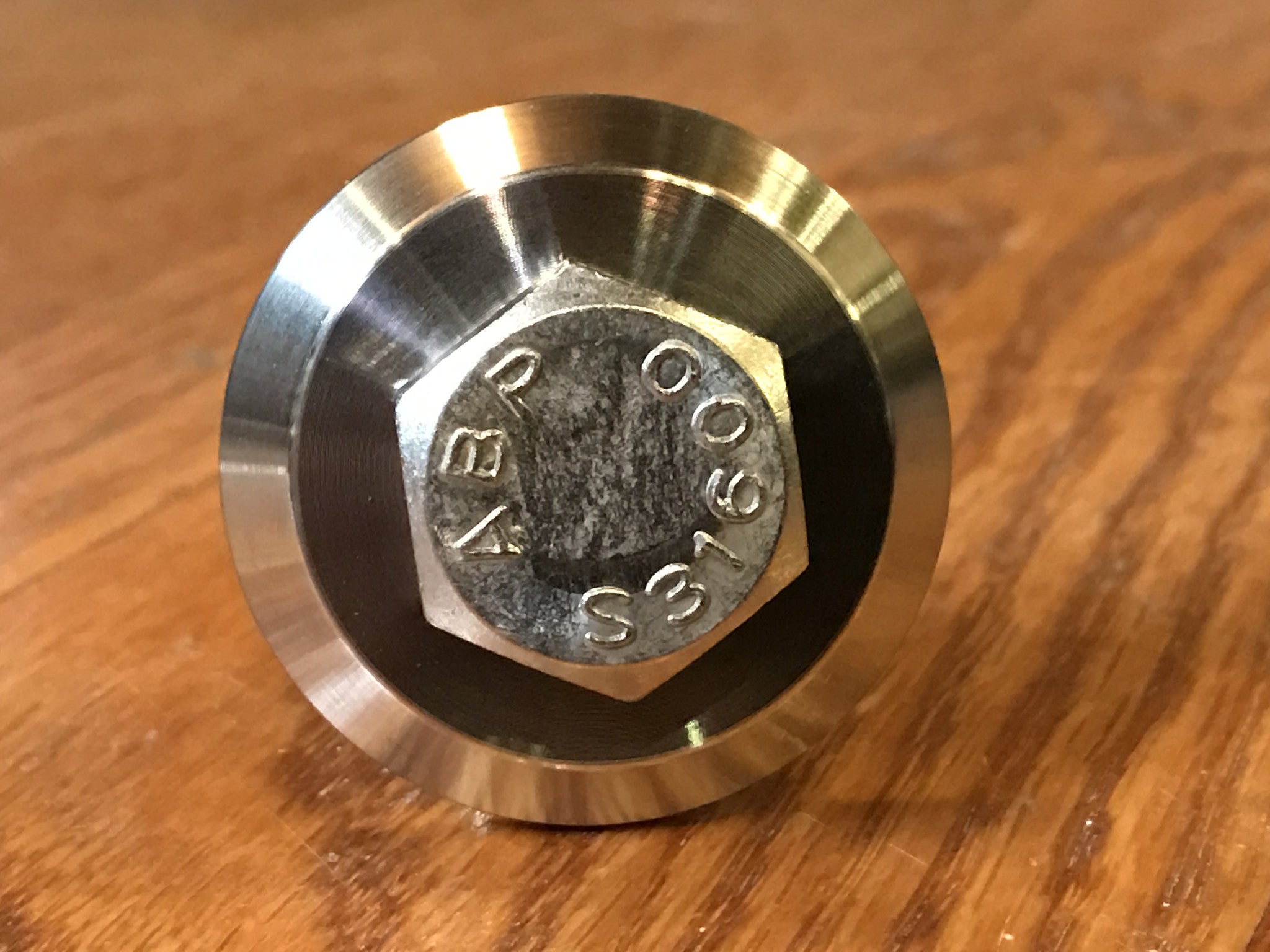 extsw 1/2" ID x 1 1/2" OD x 1/4" thick beveled 316 Stainless Washer