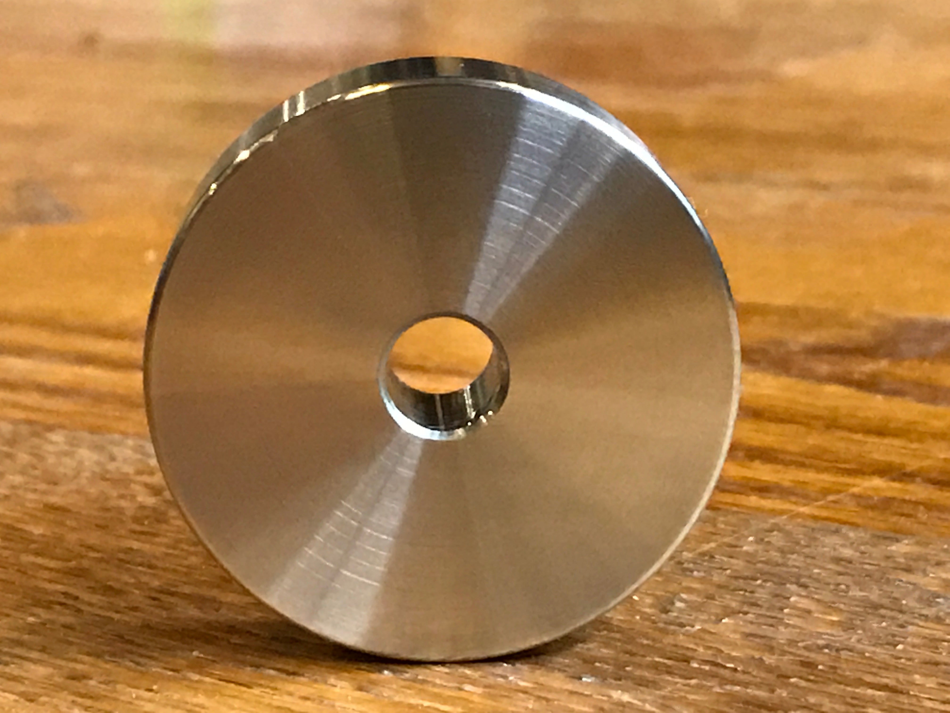 EXTSW .323" ID x 1.615" OD x 1/2” 316 Stainless Spacer
