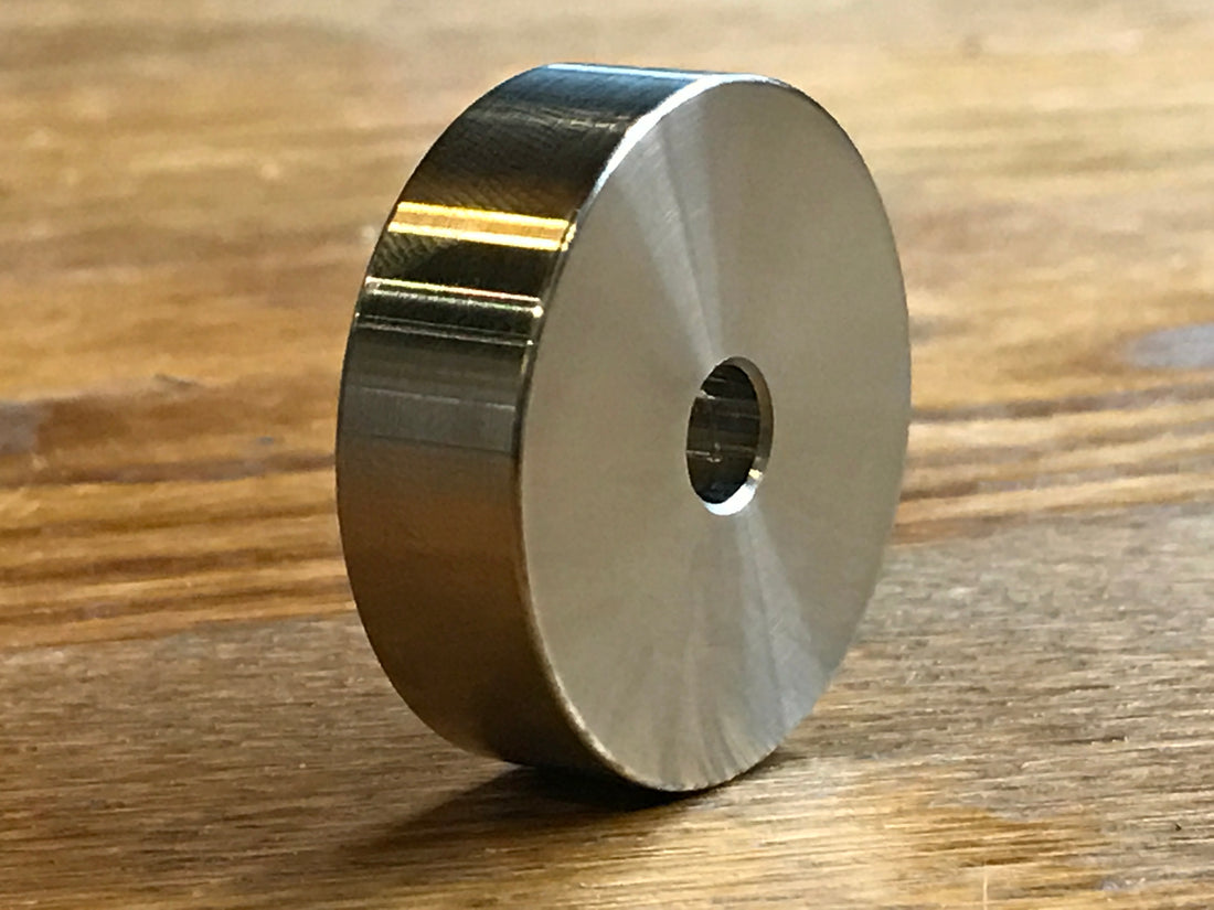 EXTSW .323" ID x 1.615" OD x 1/2” 316 Stainless Spacer