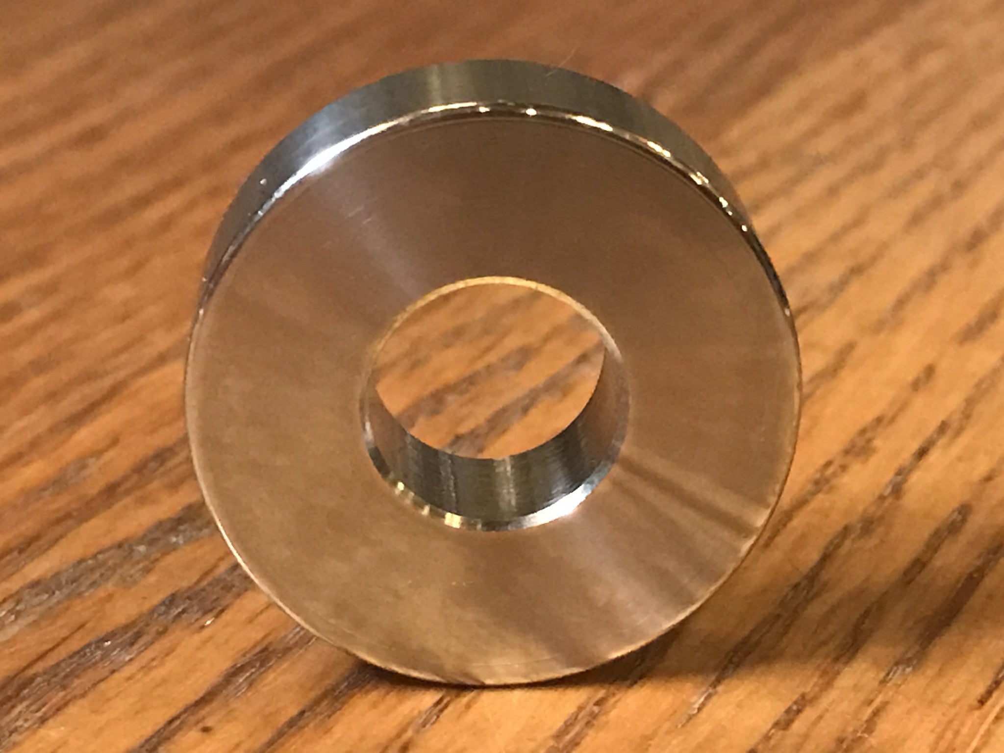 EXTSW .507" ID x  1.240" OD x .406“ Thick 316 Stainless Spacer