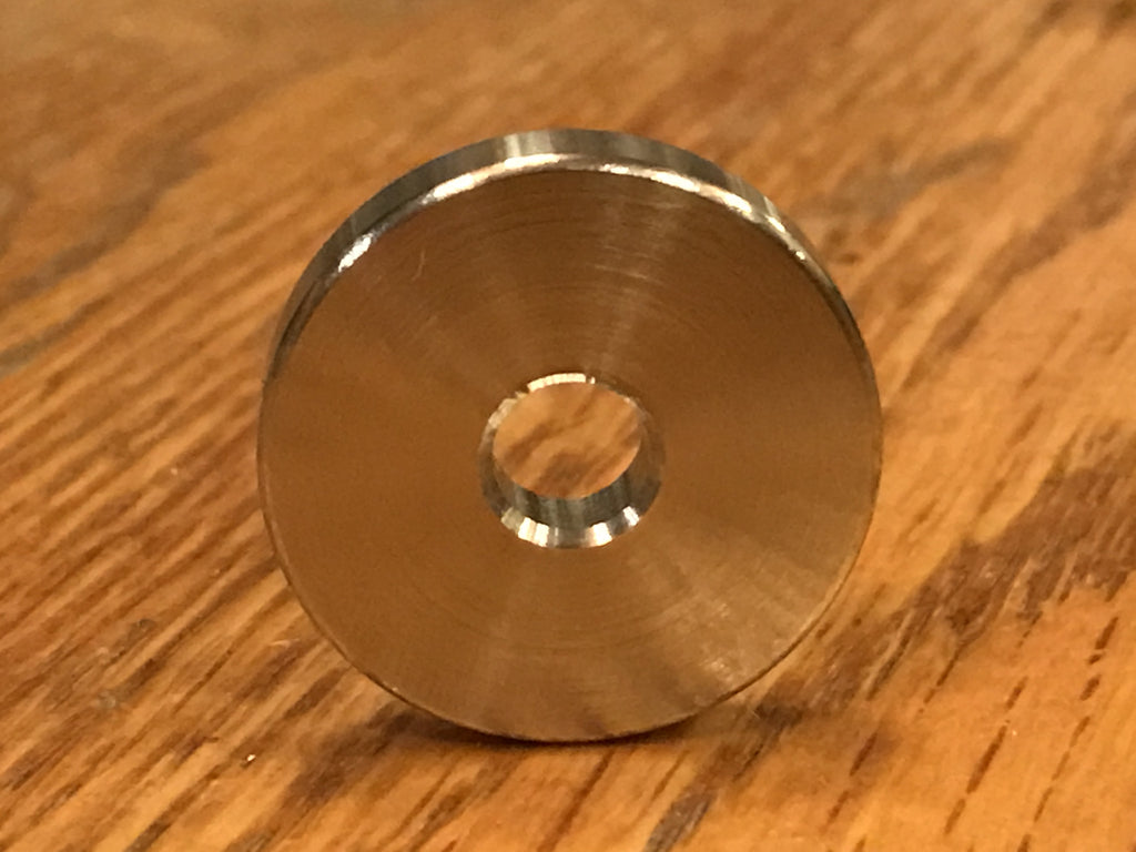 (2 pc) Custom EXTSW .281" ID x ( 1" / .990") OD x .105" Thick 304 Stainless Washers