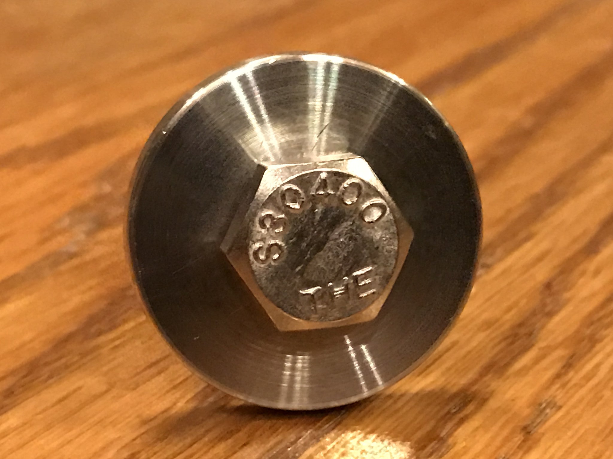 EXTSW .383” ID x  1.240" OD x 3/16” Thick 316 Stainless Washer