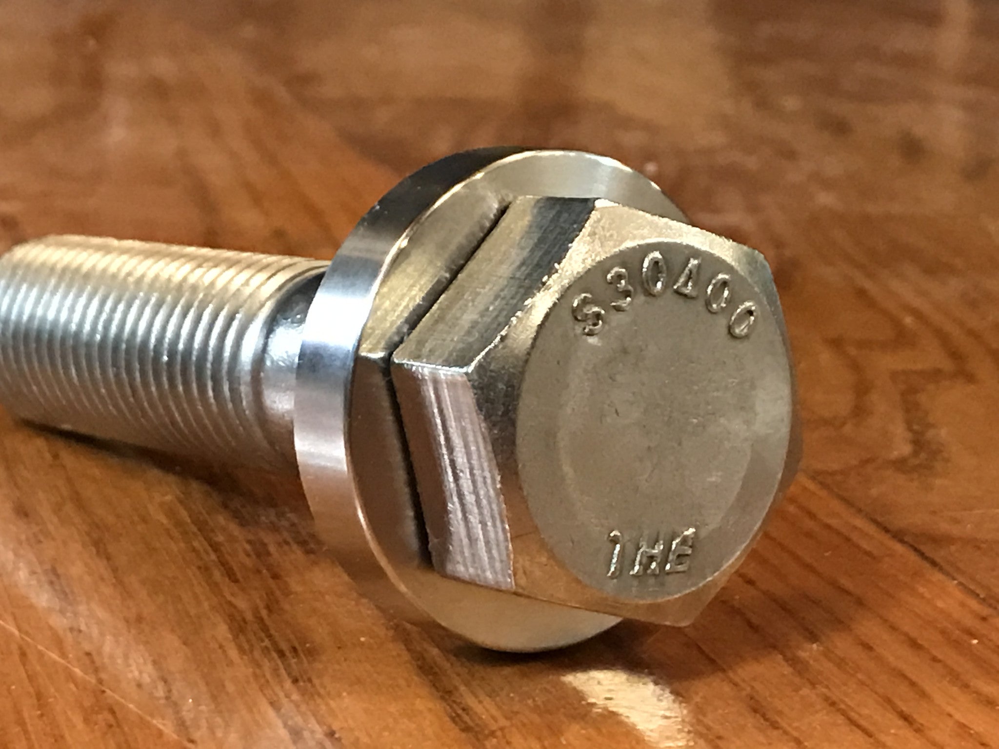 EXTSW 1.032” ID x 1.990" OD x 3/8” Thick 304 Stainless Washer