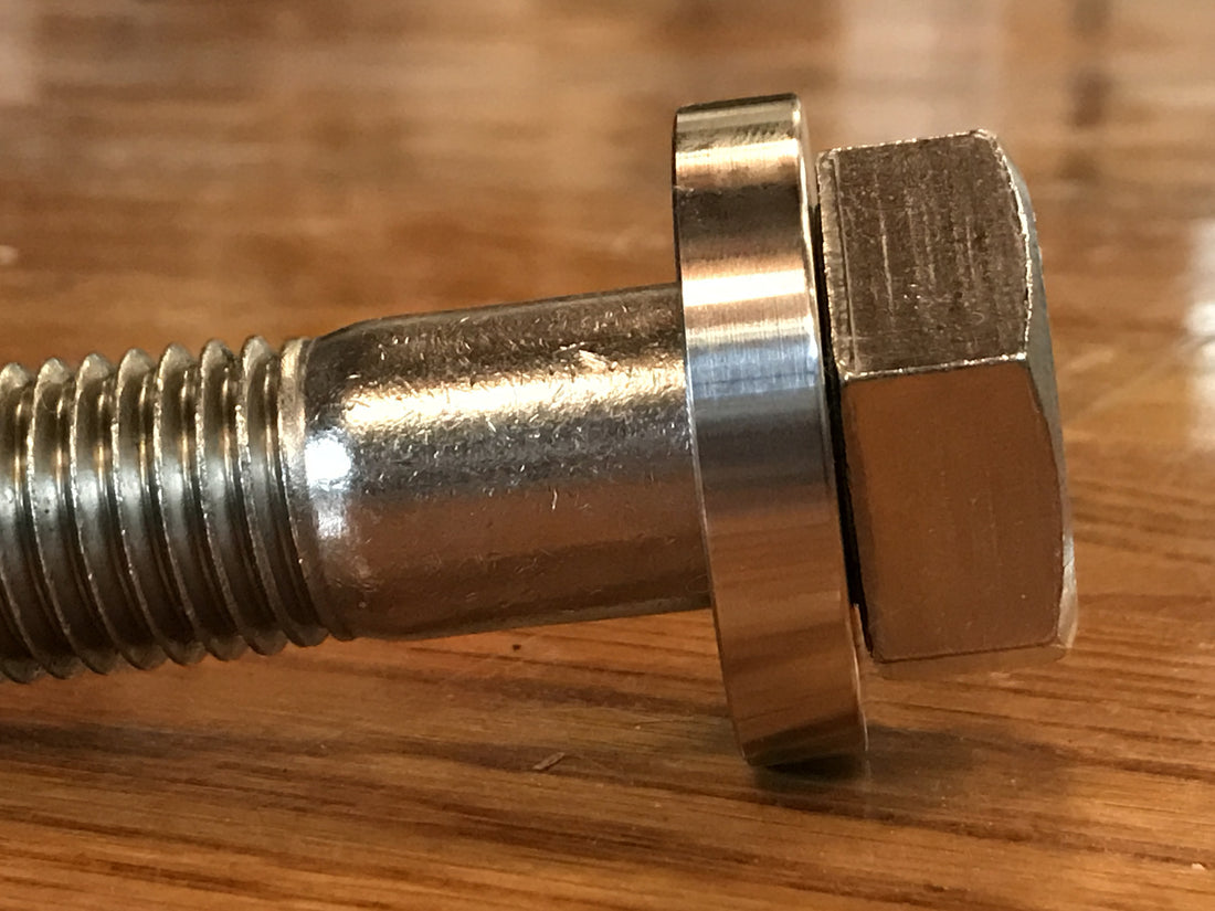 EXTSW 1.032" ID x 1.990" OD x 3/8" Thick 316 Stainless Washer