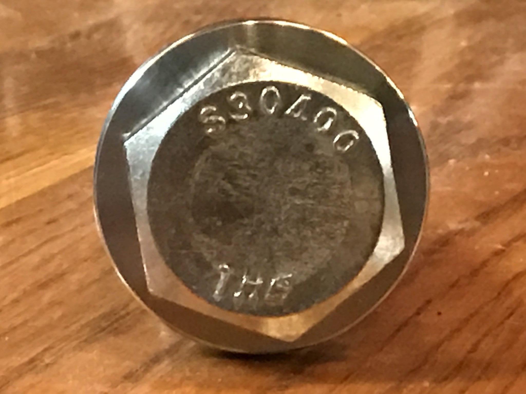 EXTSW 1.032” ID x 1.990" OD x 3/8” Thick 304 Stainless Washer