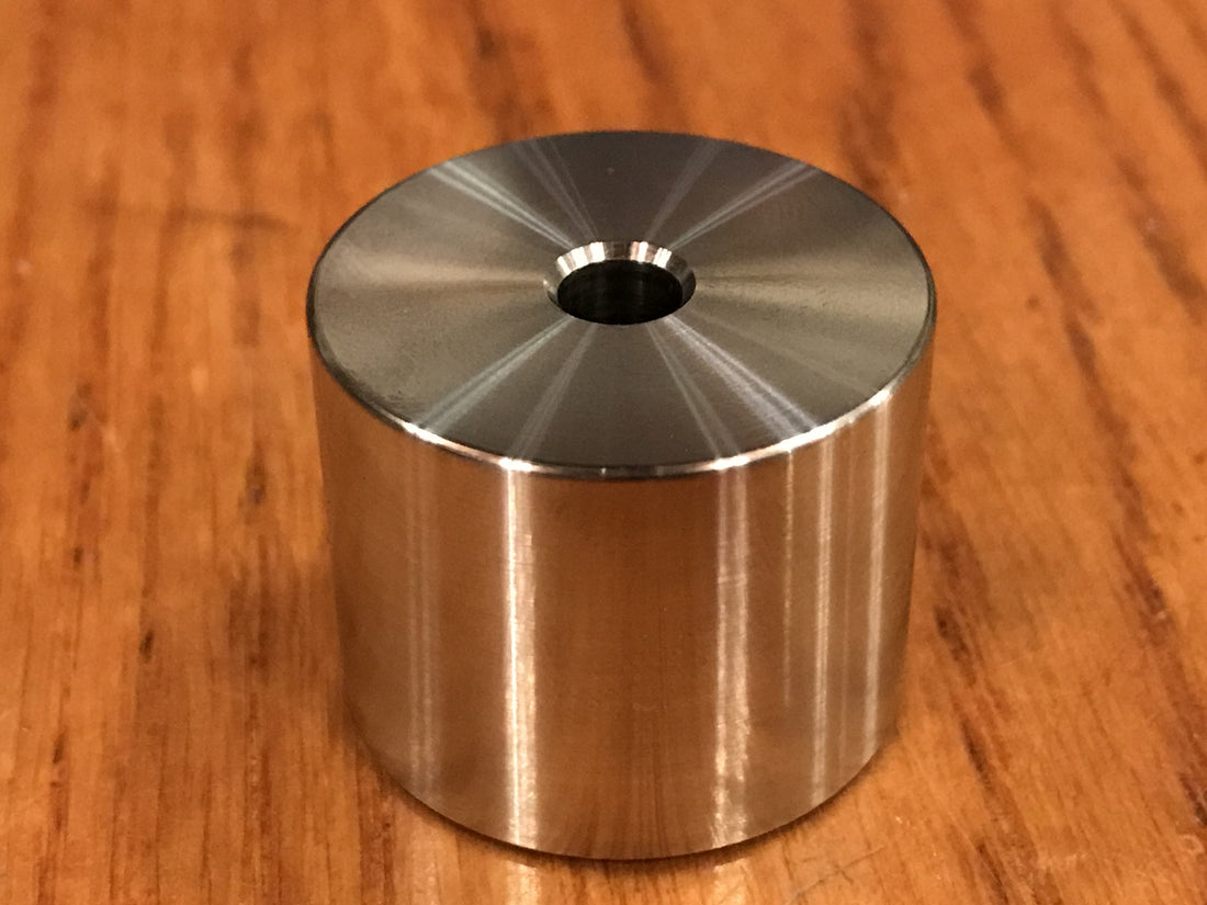 EXTSW .257” ID x 1.240" OD x 1” Long 316 Stainless Spacer