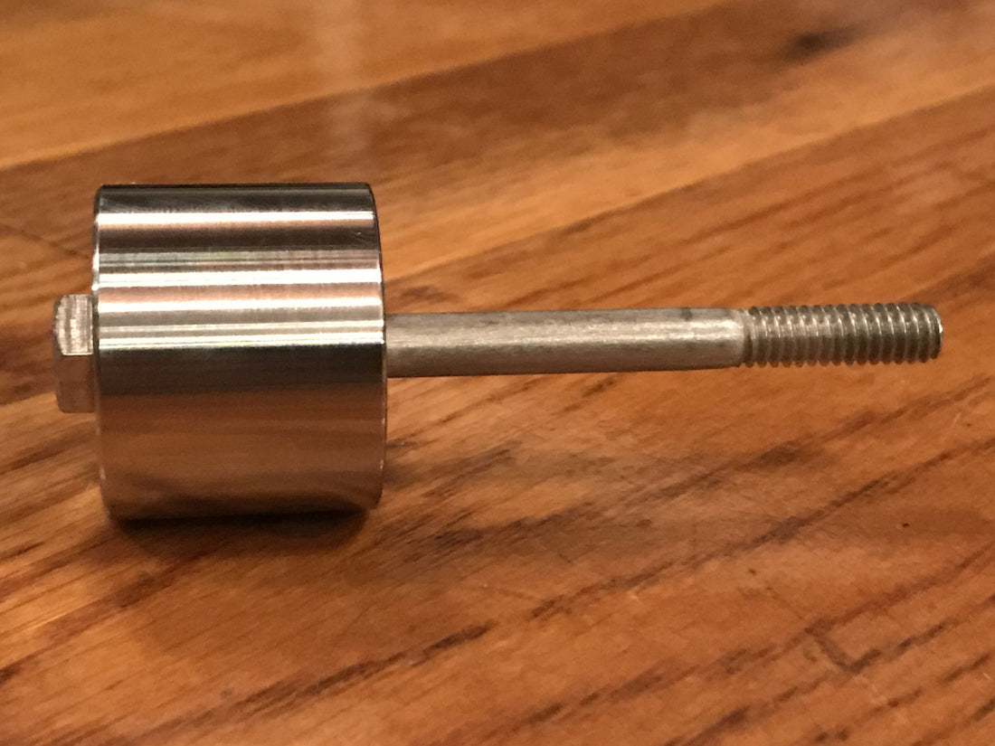 EXTSW .257” ID x 1.240" OD x 1” Long 316 Stainless Spacer