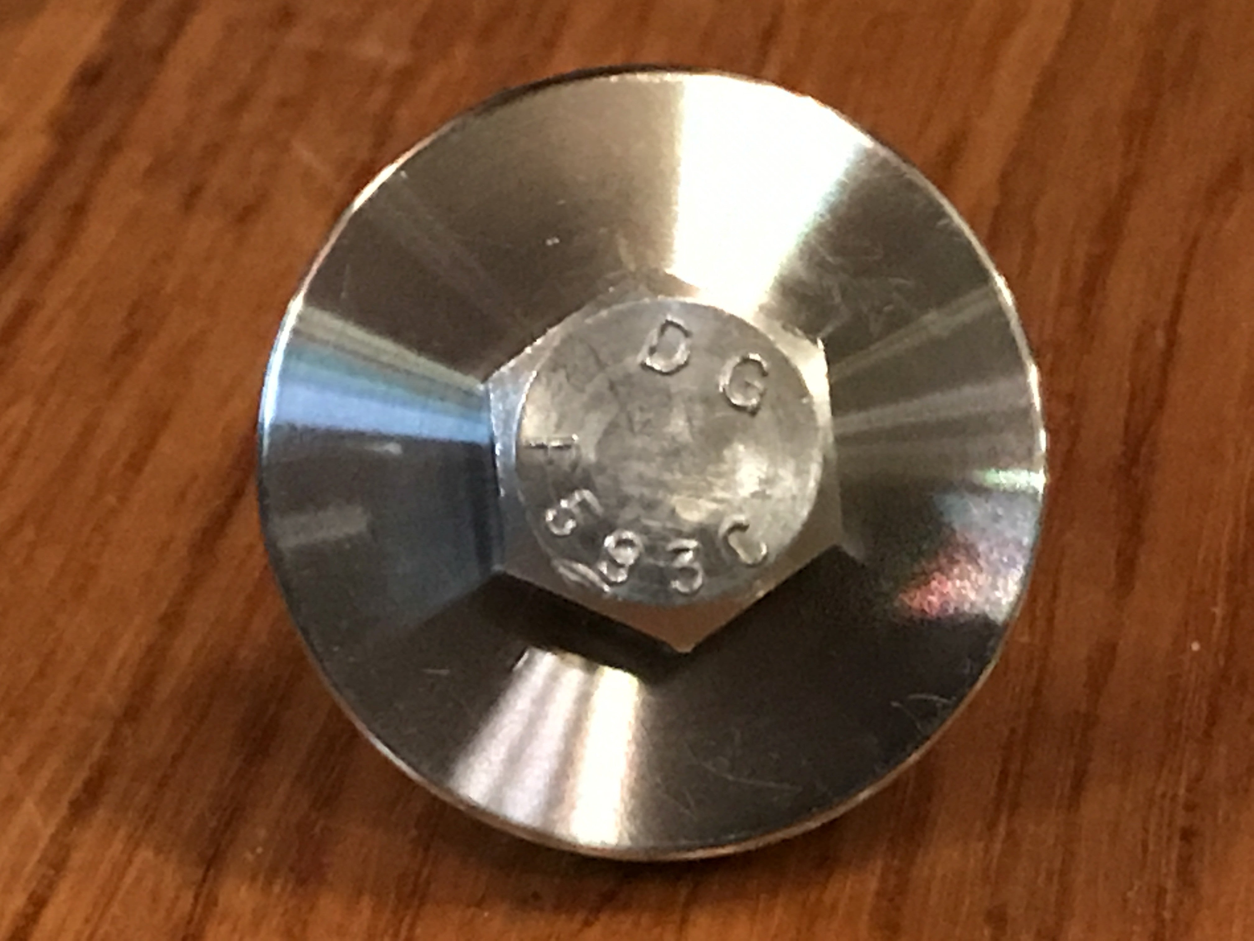 EXTSW .443” ID x 1.490" OD x 1/4” Thick 316 Stainless Washer